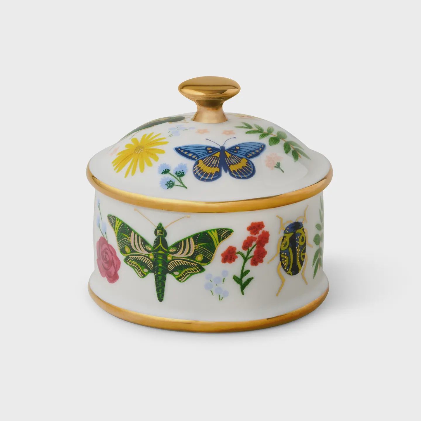 CURIO ROUND PORCELAIN BOX