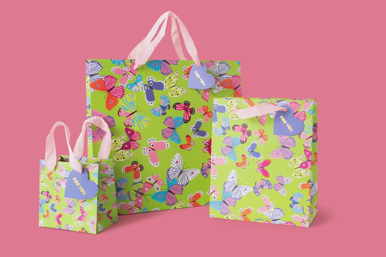 BUTTERFLIES GIFT BAG- SMALL