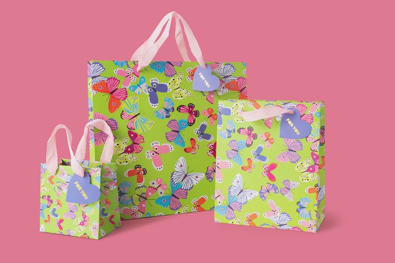 BUTTERFLIES GIFT BAG- SMALL
