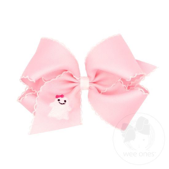 KING EMBROIDERY PINK GHOST BOW