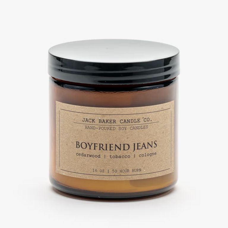 16 OZ APOTHECARY CANDLE, SCENT: BOYFRIEND JEANS