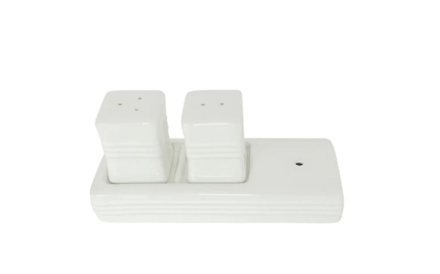 PINSTRIPES SALT &amp; PEPPER SHAKERS