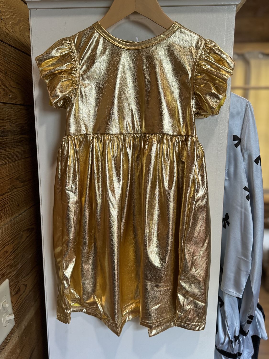 GOLD METALLIC DRESS