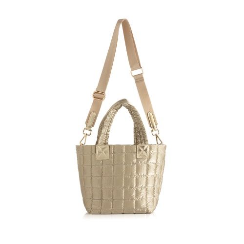 LOGAN MINI TOTE CROSSBODY- GOLD