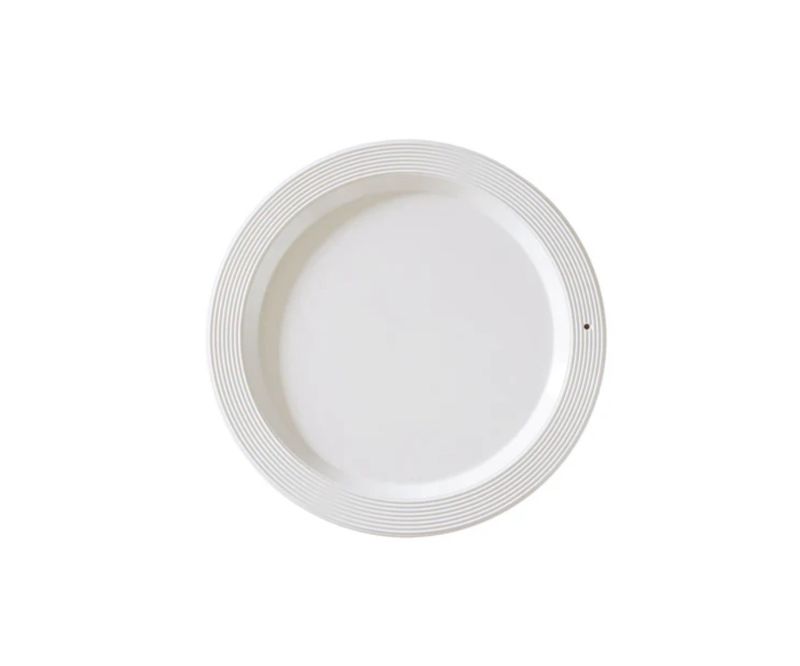 PINSTRIPES MELAMINE ROUND PLATTER