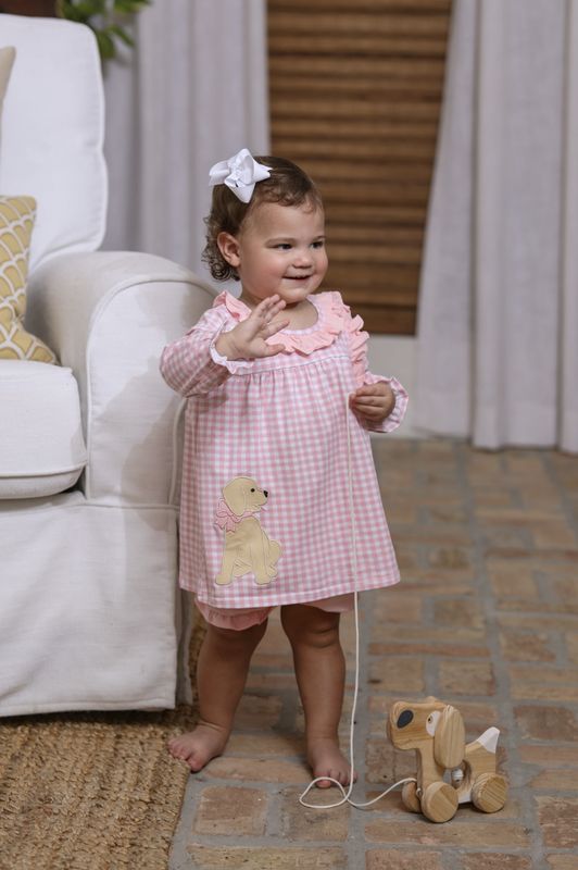 RUFFLE PUPPY BLOOMER SET