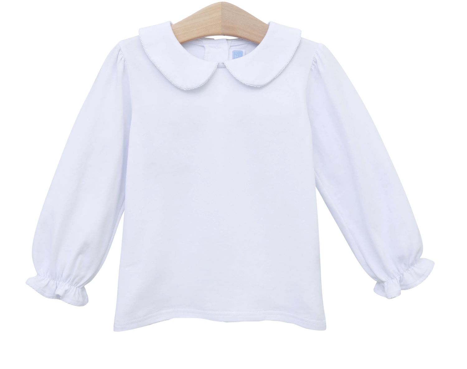 PETER PAN COLLAR SHIRT- WHITE