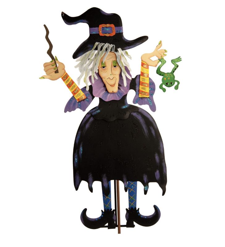 TILLIE THE WITCH YARD STAKE- MEDIUM