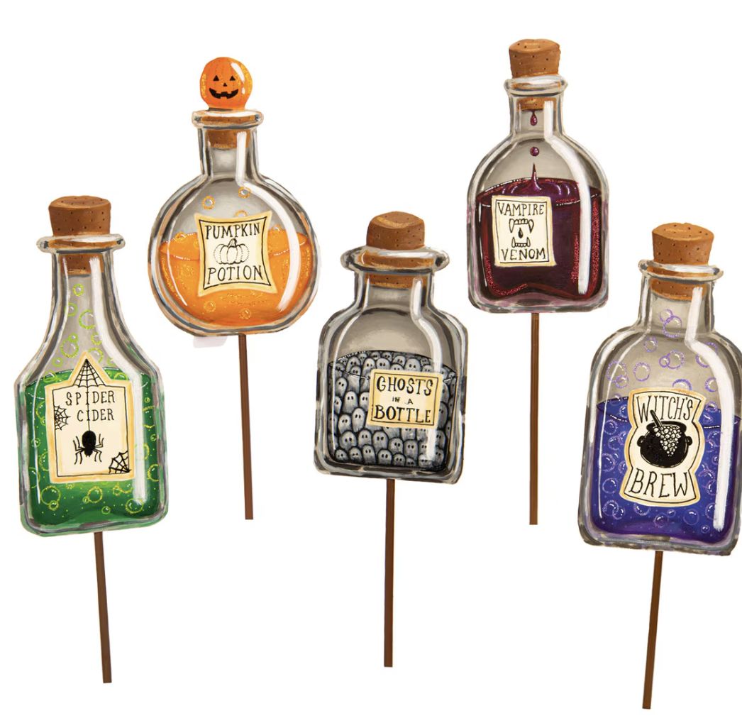 POTION BOTTLE YARD STAKE