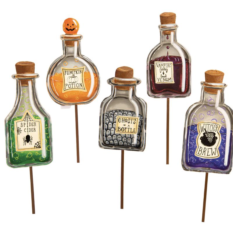 POTION BOTTLE YARD STAKE