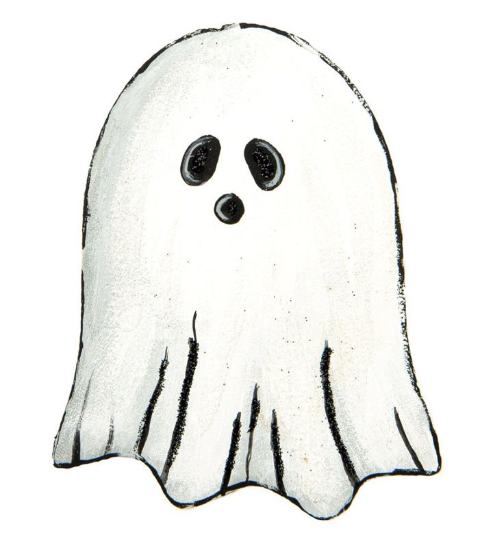 LINED GHOST PUMPKIN POKE