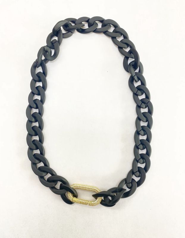 CABANA NECKLACE- BLACK
