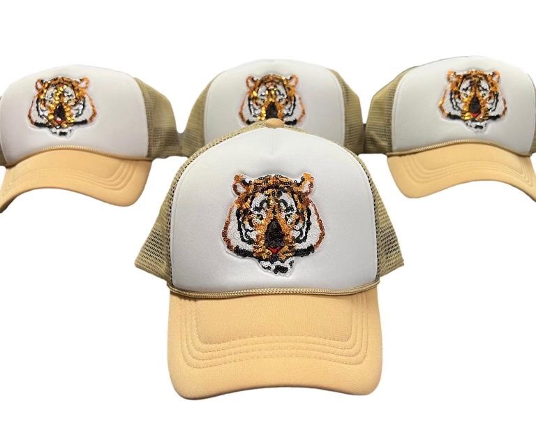 FOAM TIGER HAT- BEIGE