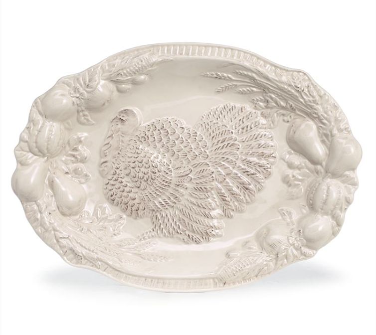 TURKEY EMBOSSED PLATTER