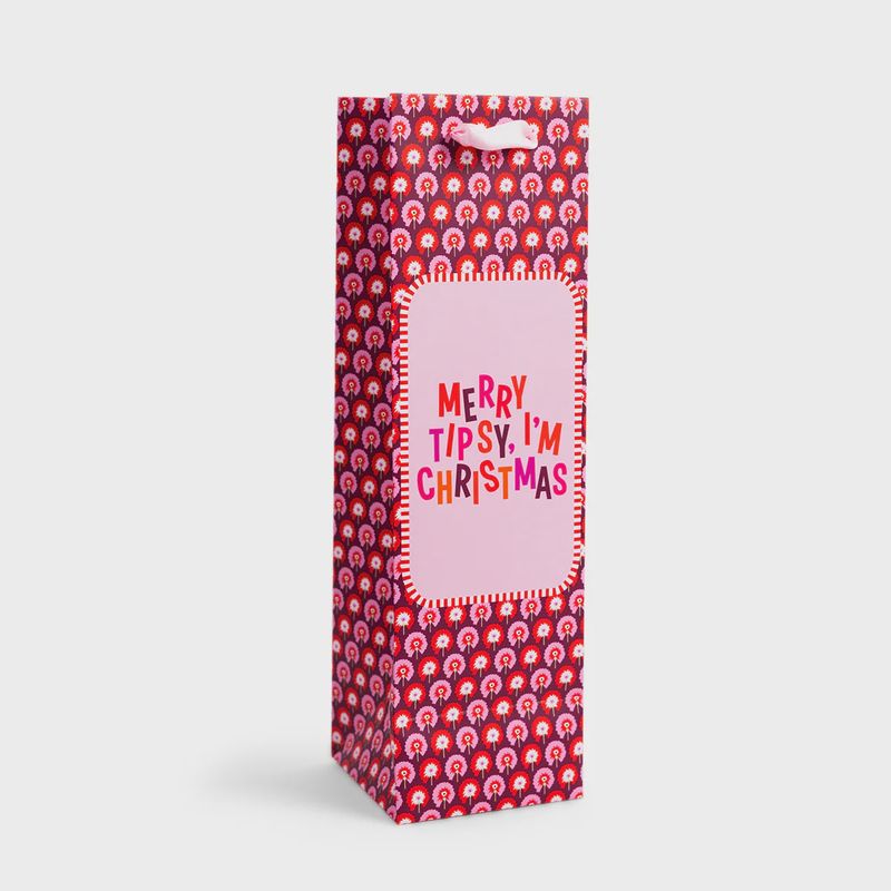 WINE BAG- MERRY TIPSY