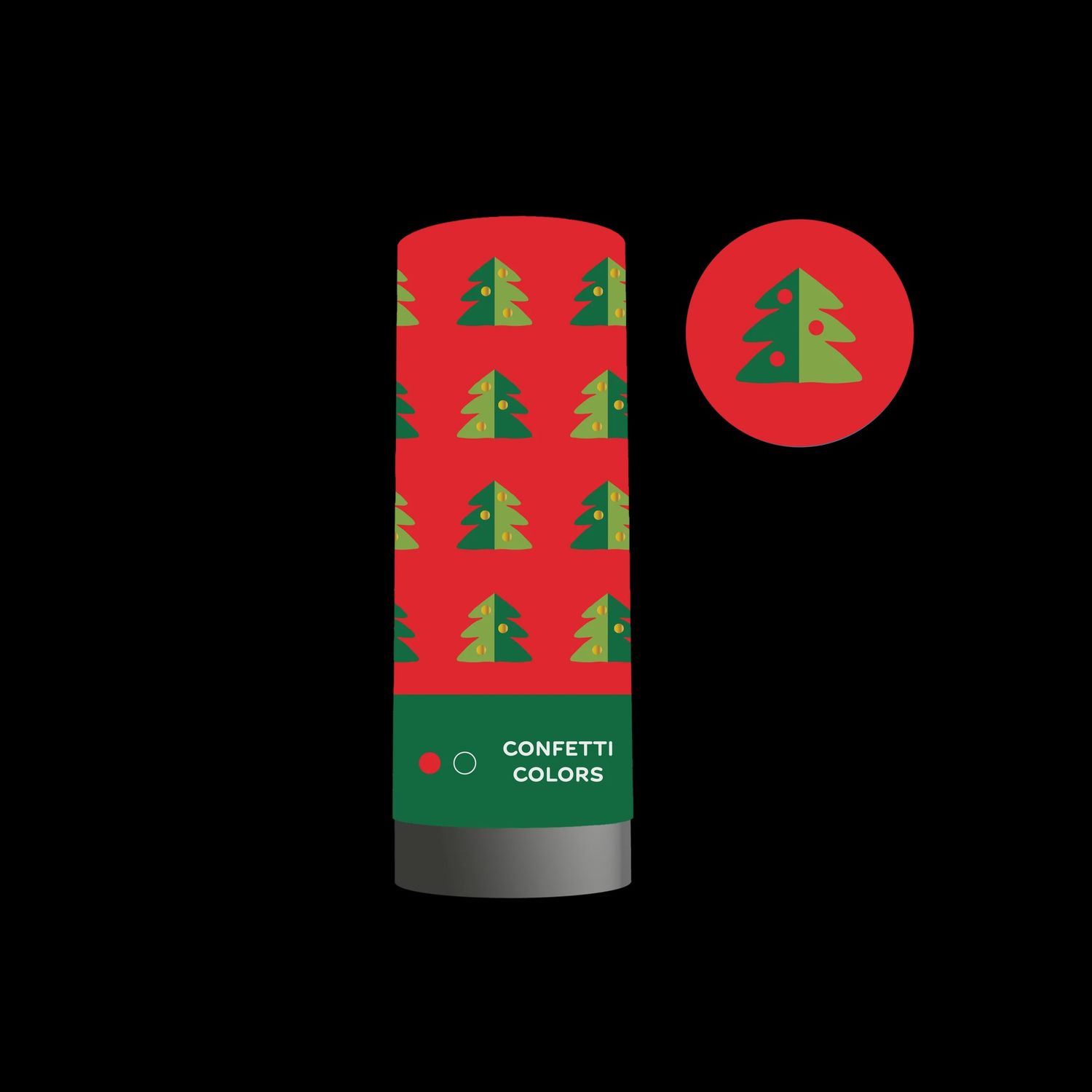 CHRISTMAS CONFETTI POPPER