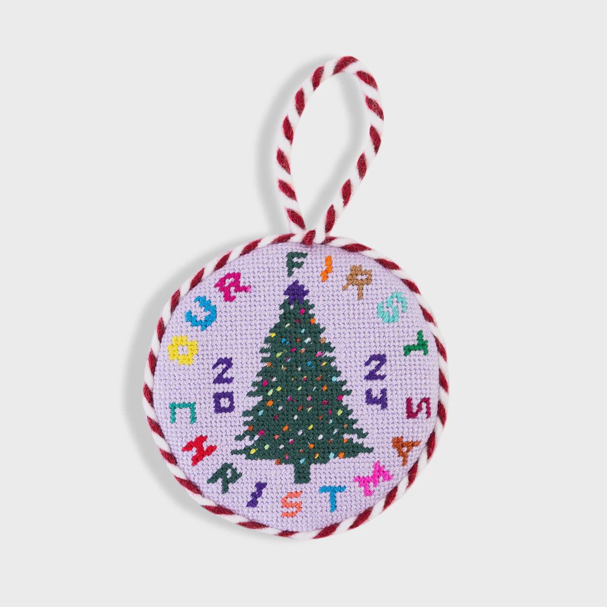 NEEDLEPOINT OUR 1ST ORNAMENT