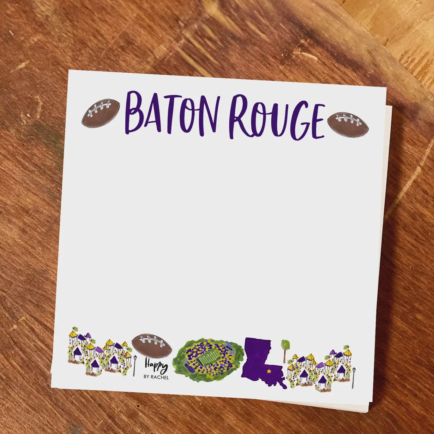 BATON ROUGE CHUNKY NOTEPAD
