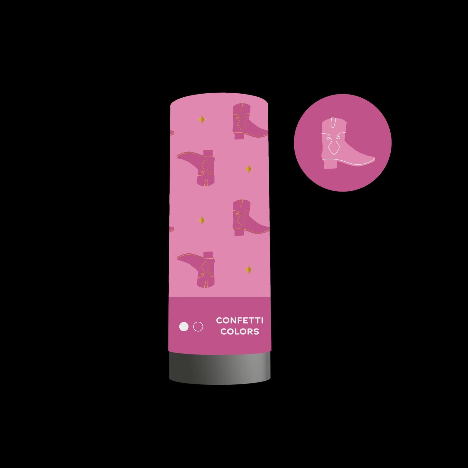 COWGIRL CONFETTI POPPER