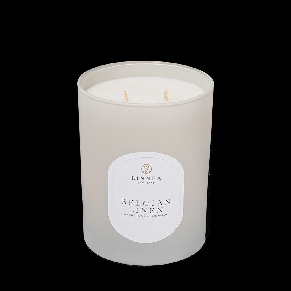 BELGIAN LINEN 2-WICK CANDLE