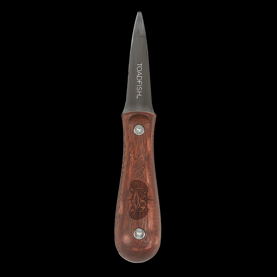 TOADFISH WOODEN HANDLE OYSTER KNIFE