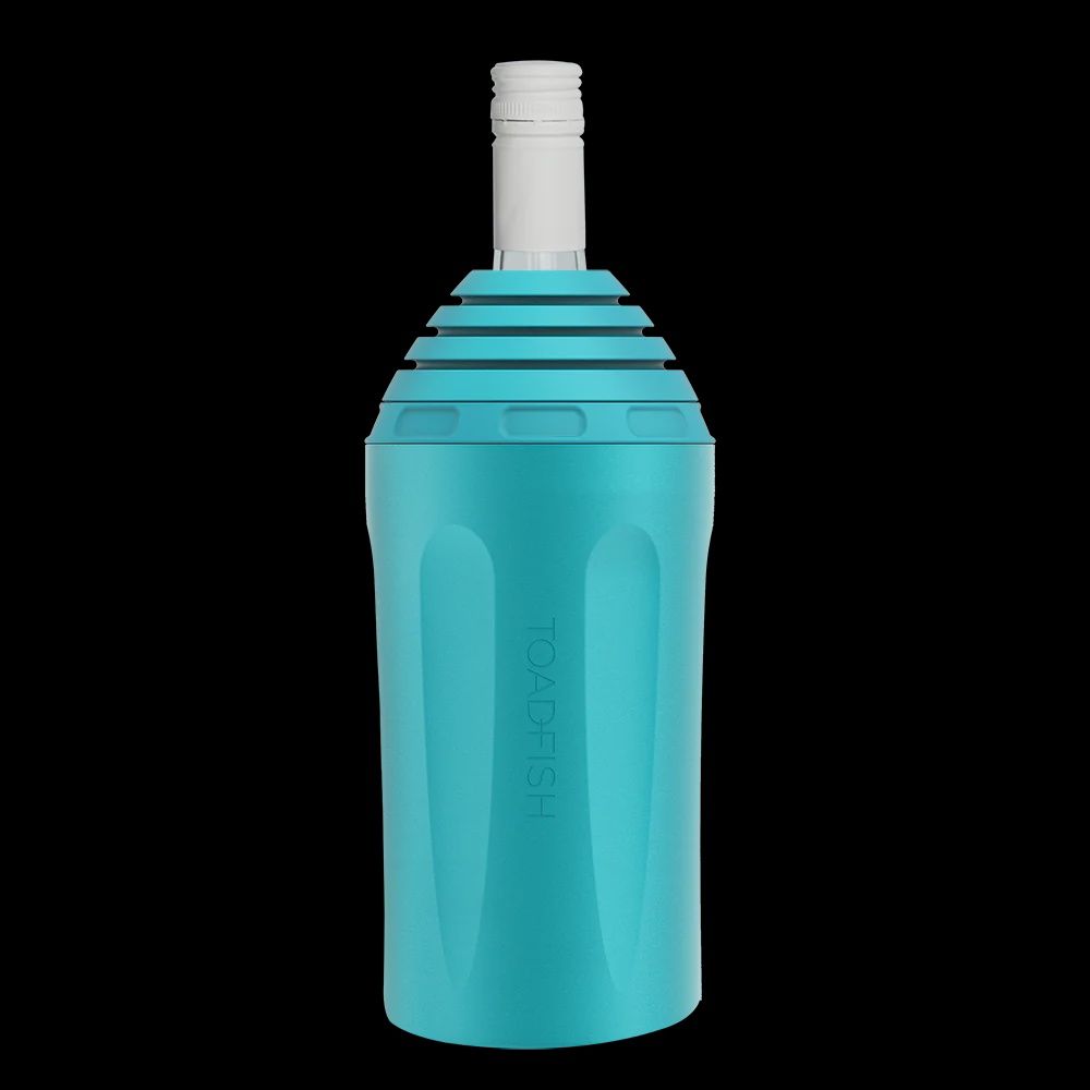 TOADFISH STAINLESS WINE CHILLER- TEAL