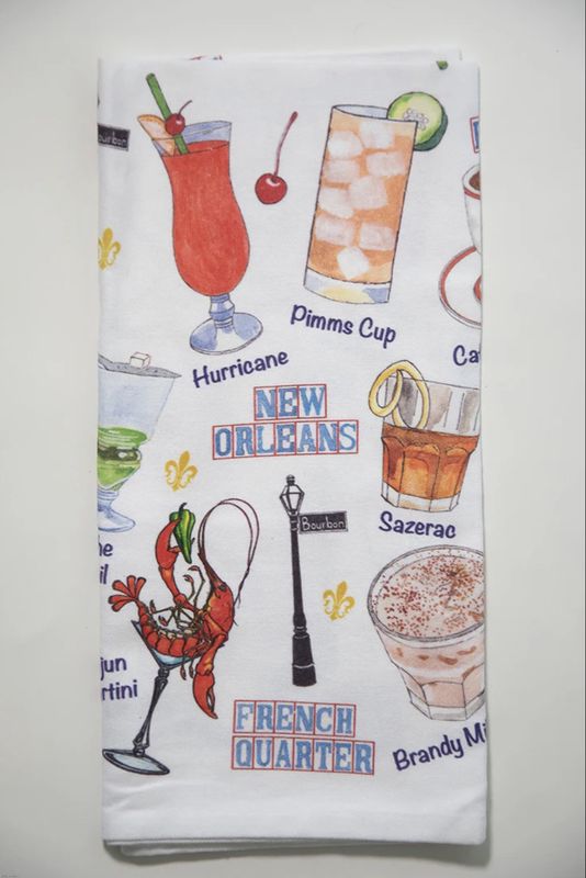 NEW ORLEANS DRINK TOWEL