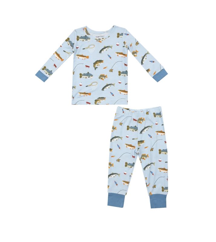 FISHING LONG SLEEVE LOUNGEWEAR SET