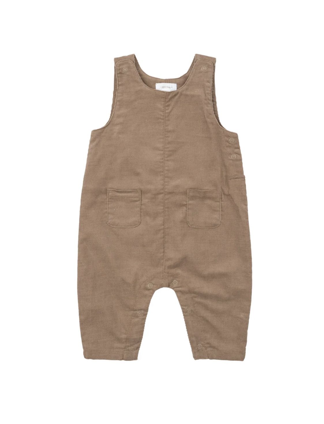 CORD CINNAMON SWIRL UNI OVERALLS