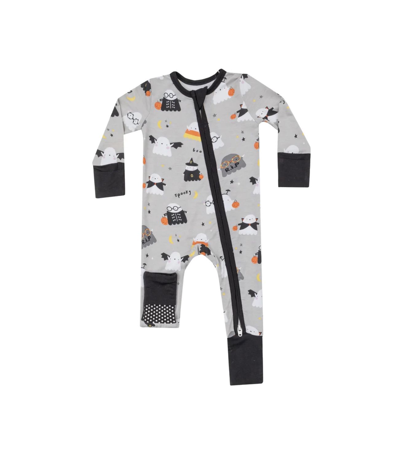 COSTUMED GHOST 2 WAY ZIPPER ROMPER