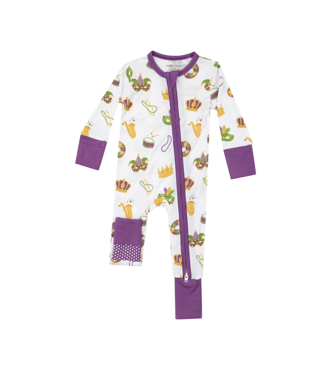 MARDI GRAS 2 WAY ZIPPER ROMPER