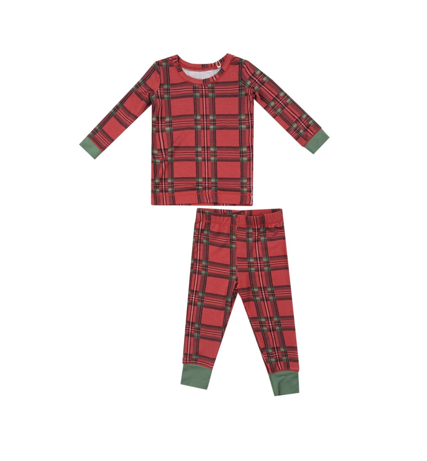 VINTAGE HOLIDAY PLAID LOUNGEWEAR SET