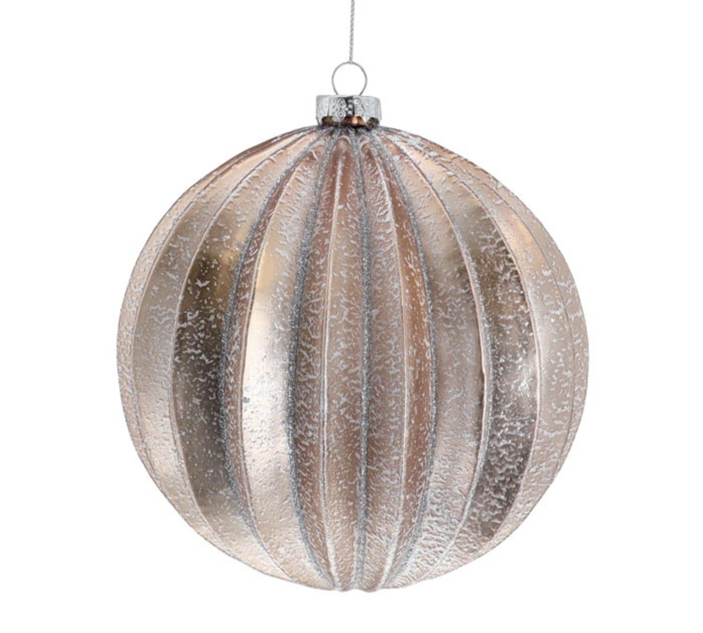 LARGE ROSE GOLD ORNAMENT