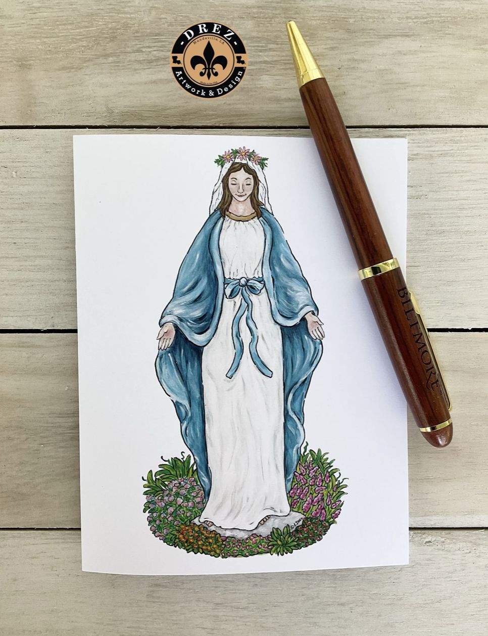 BLESSED MOTHER CARD