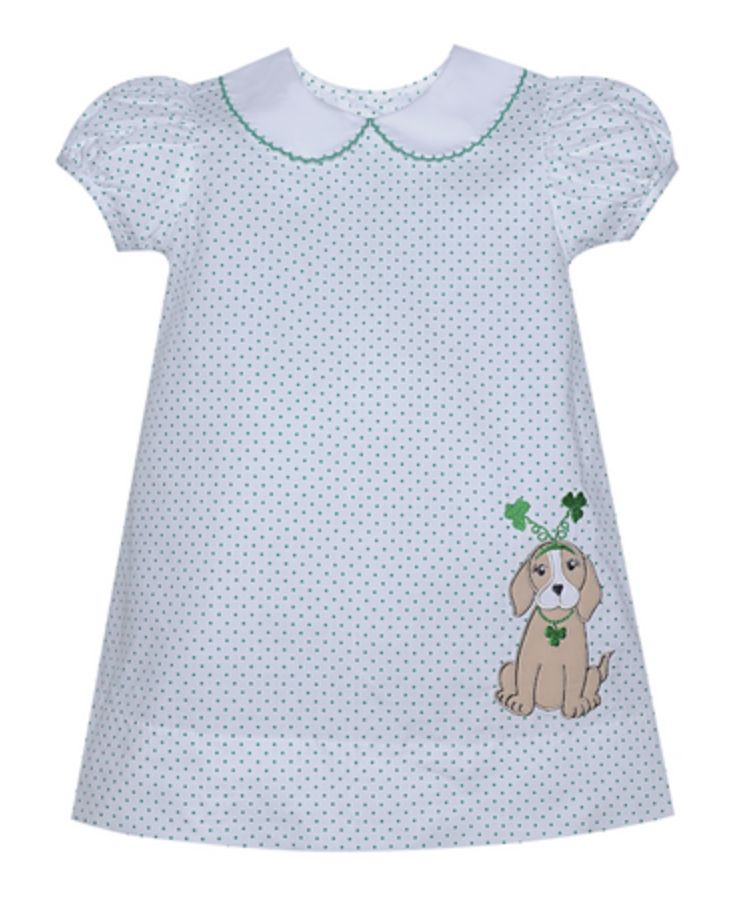 GEMMA GREEN ST PATRICK DOG DRESS