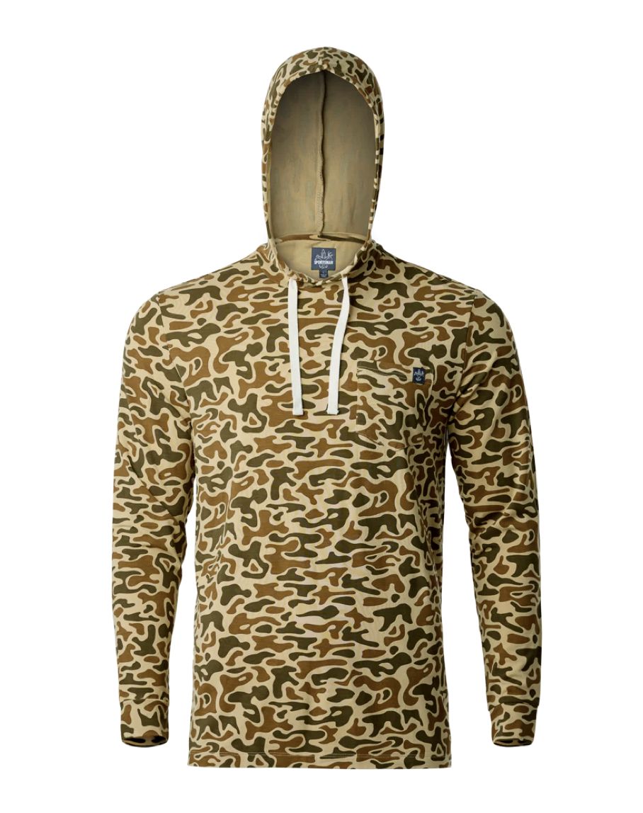 SPORTSMAN BAMBOO HOODIE- FIELD OLD SCHOOL