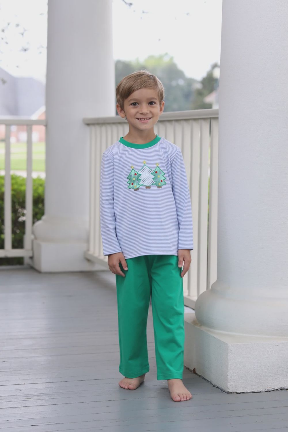 CHRISTMAS TREE PANTS SET