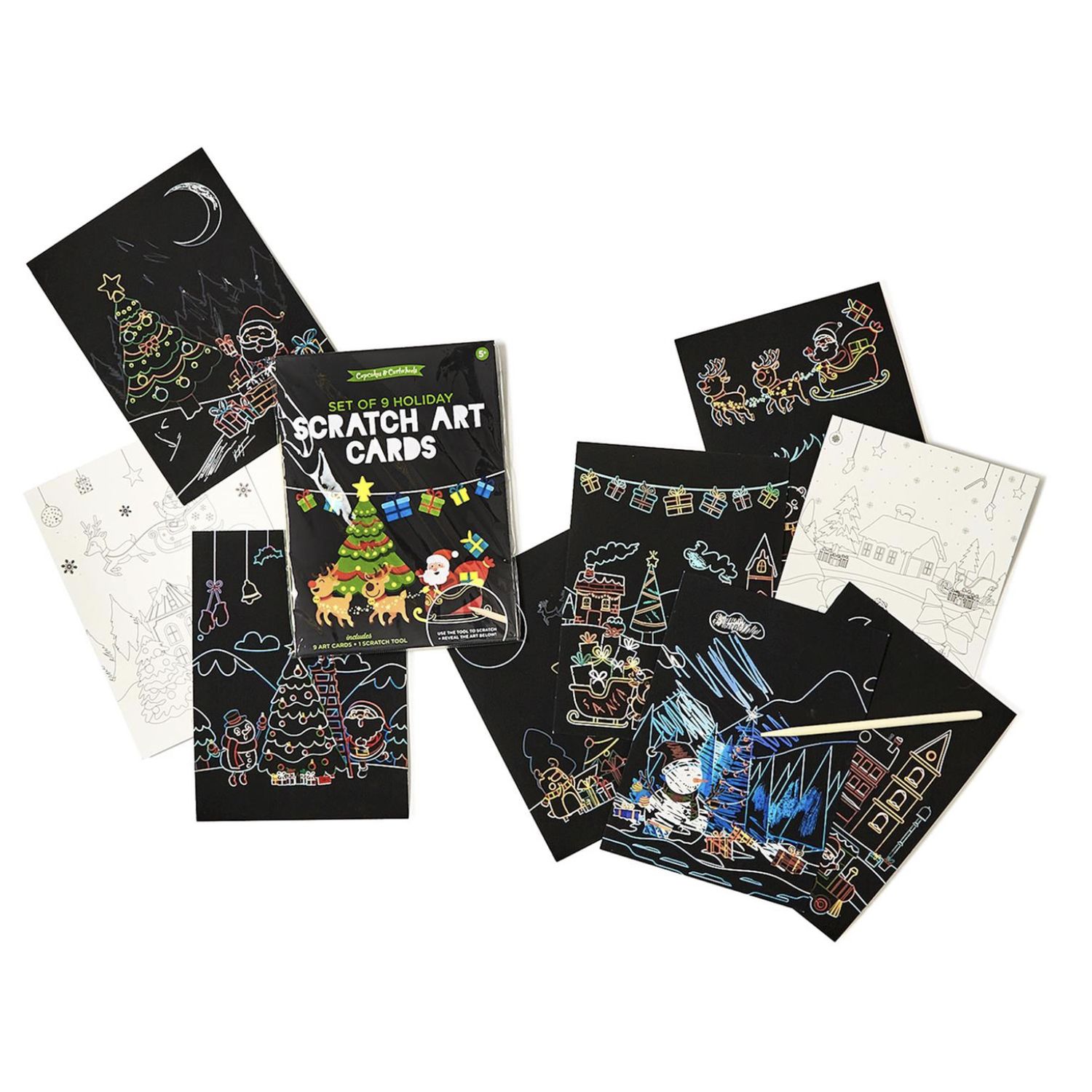 CHRISTMAS SCRATCH ART KIT