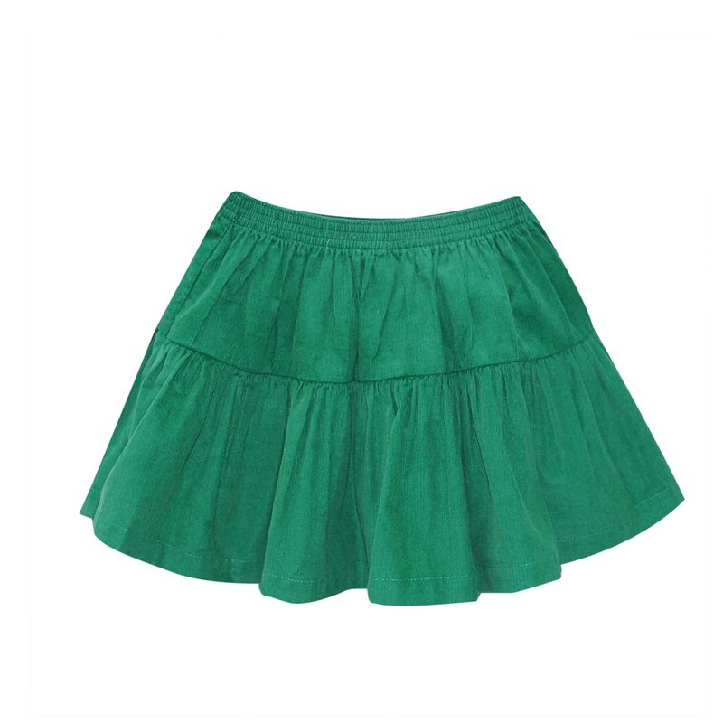 KELLY GREEN CORD DAPHNE SKIRT