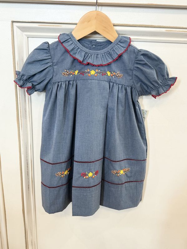 DENIM BLUE BEATRIX DRESS