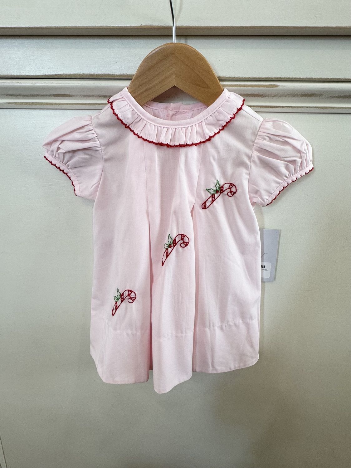 PINK REESE DRESS- CANDY CANES