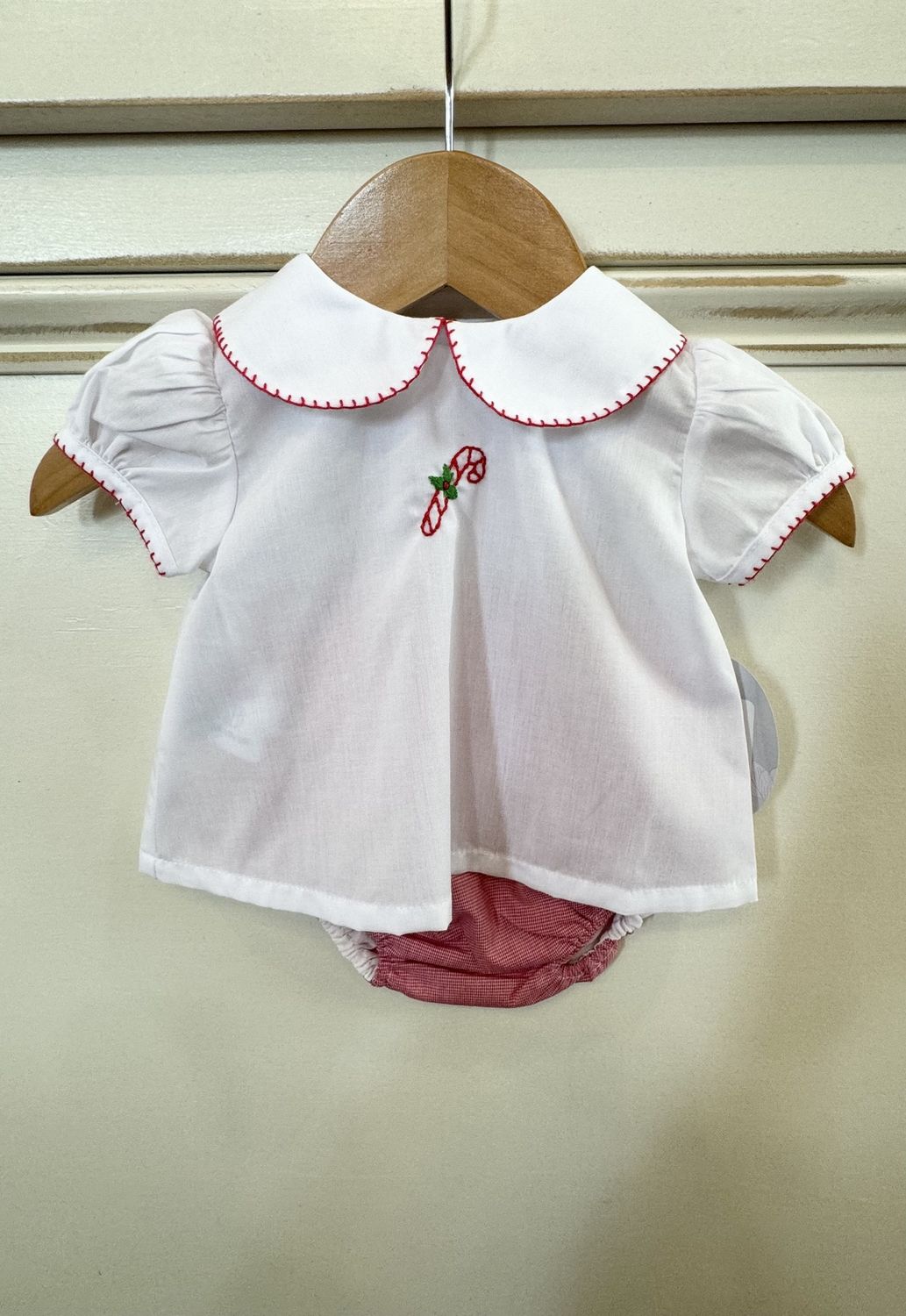 RED MICRO BAILEY GIRL DIAPER SET