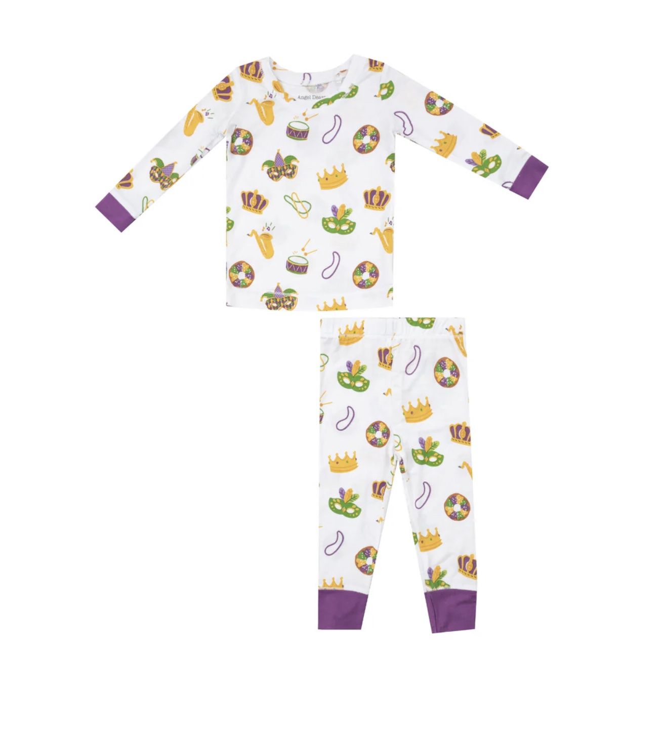 MARDI GRAS LONG SLEEVE LOUNGEWEAR SET