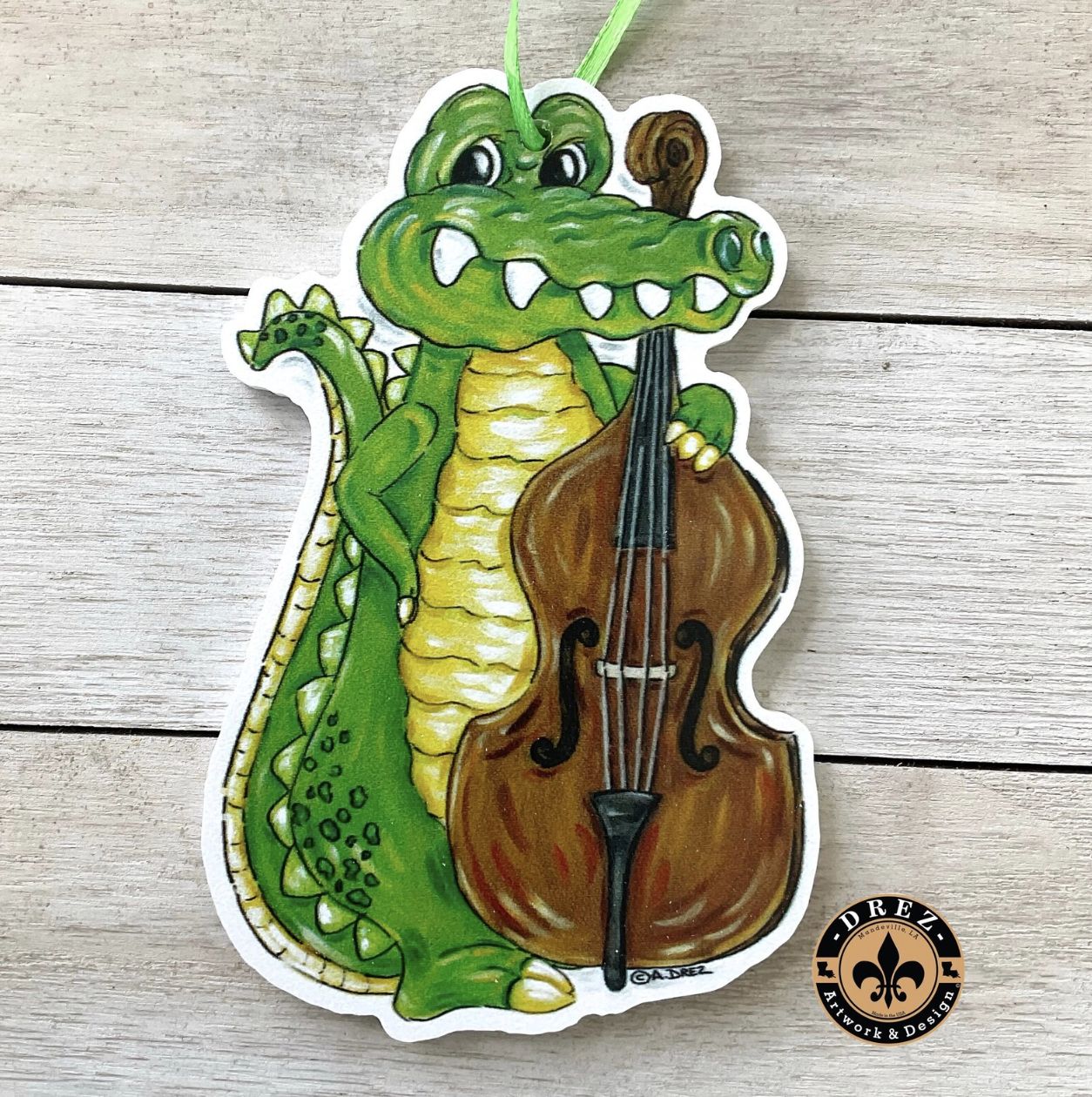 CAJUN GATOR ORNAMENT