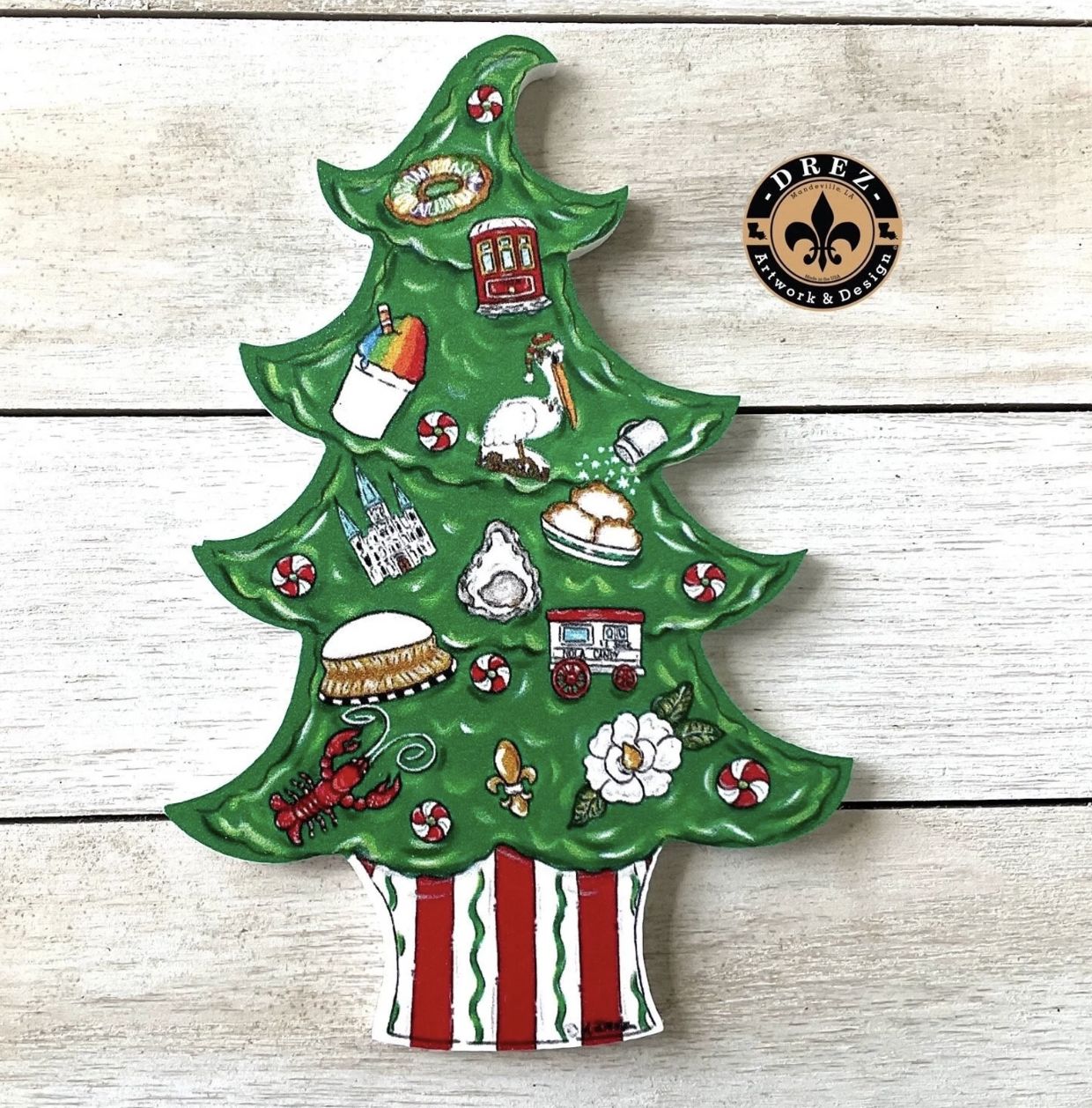 LA CHRISTMAS TREE ORNAMENT