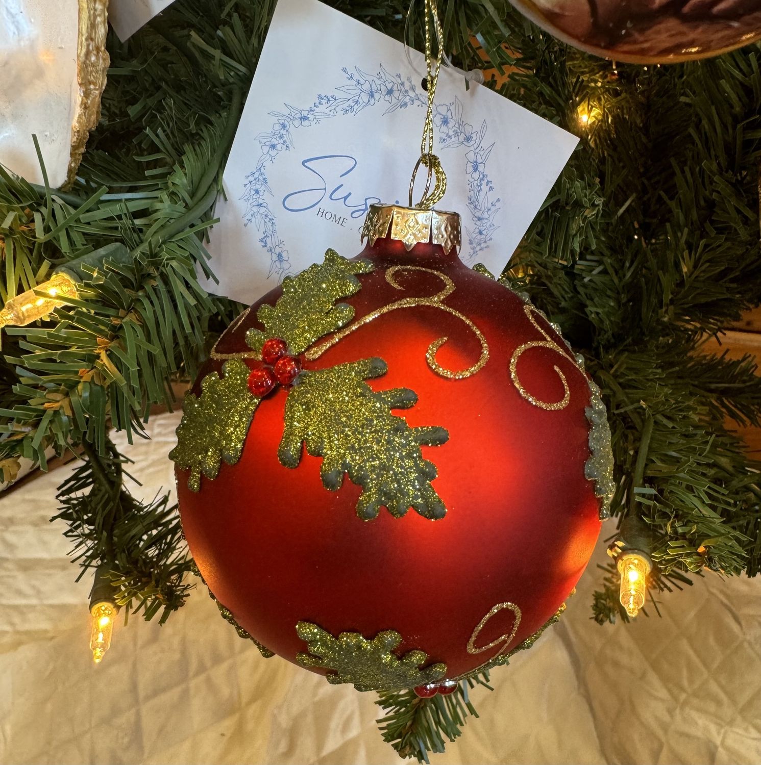 HOLLY ORNAMENT