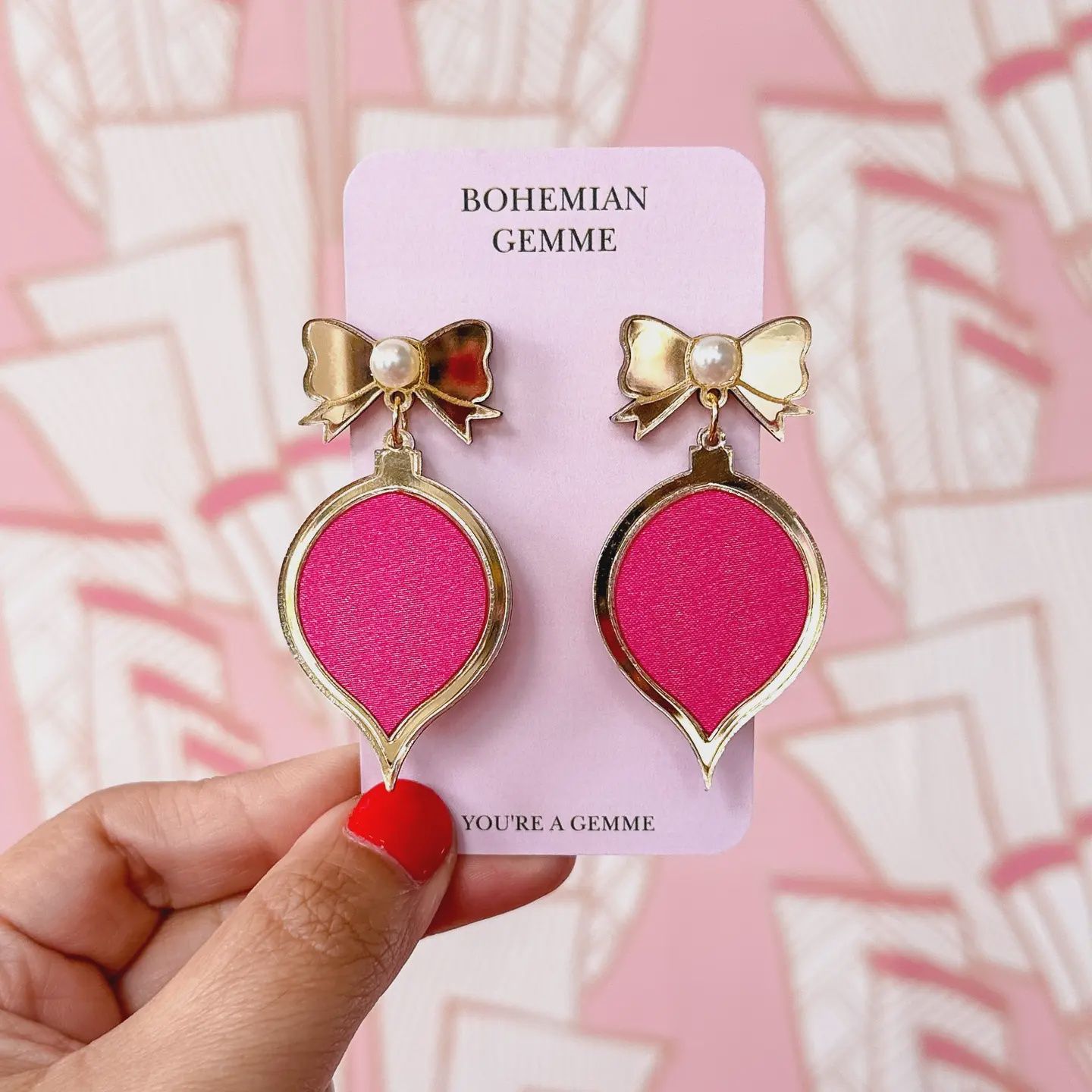 HOLIDAY ORNAMENT EARRINGS