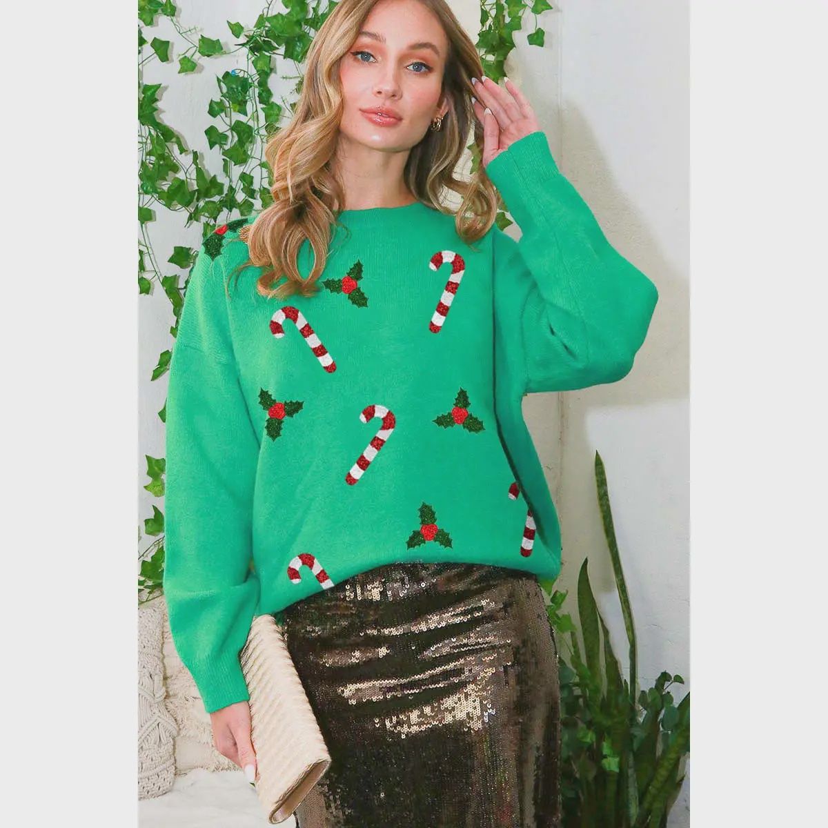 CANDY CANE SWEATER