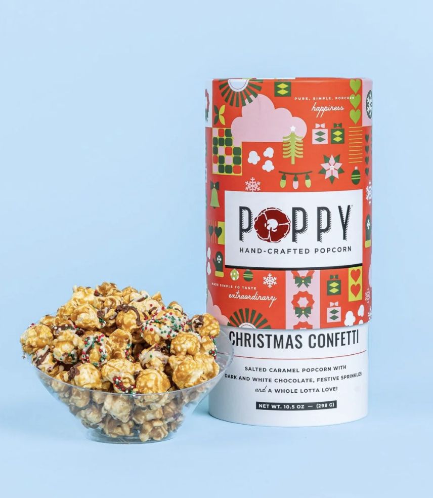 CHRISTMAS CONFETTI HOLIDAY CYLINDER