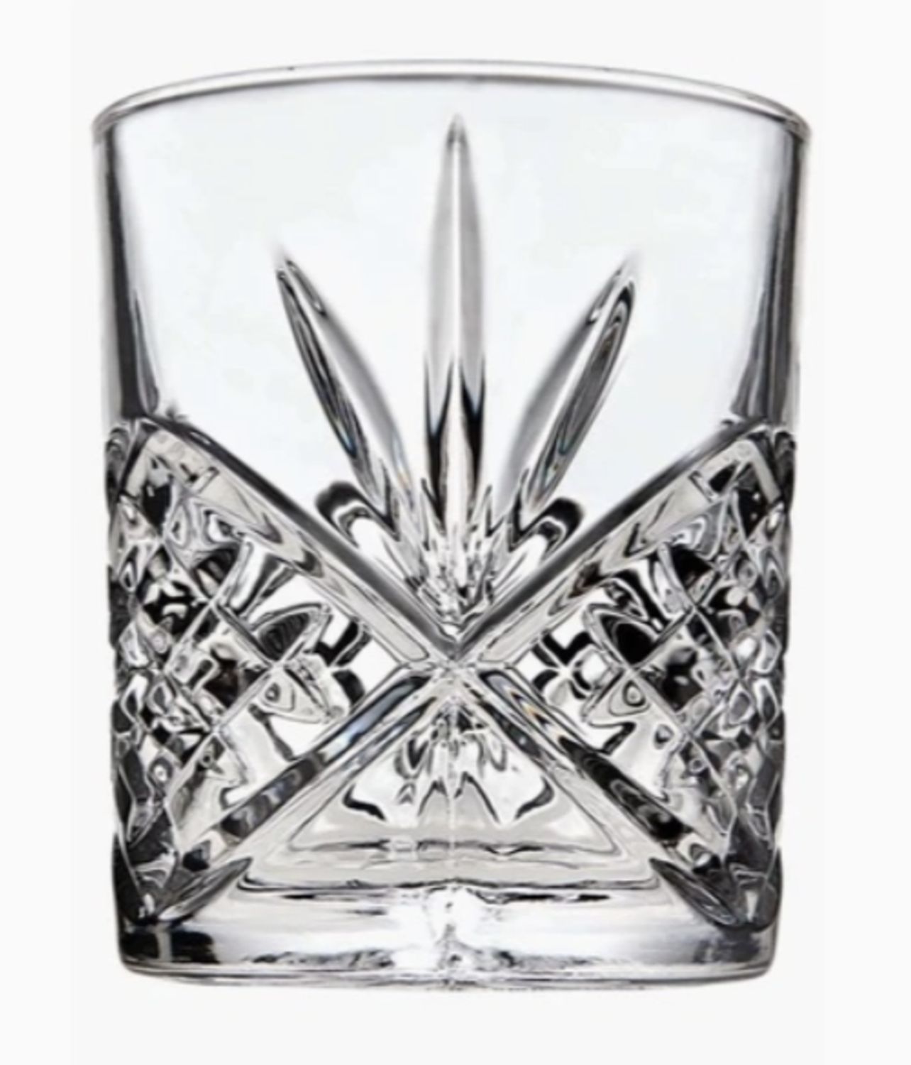 DUBLIN CRYSTAL DOUBLE OLD FASHION GLASS